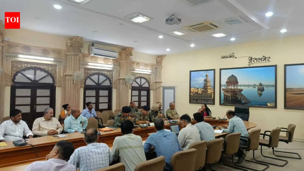 Underground smart classrooms to double as emergency bunkers in Jaisalmer’s border villages under Vibrant Village Programme-II | Jaipur News