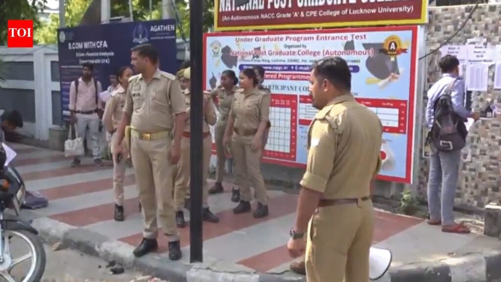 Uttar Pradesh constable recruitment exam sees 7.32 lakh candidates, several arrested for cheating and impersonation | Lucknow News