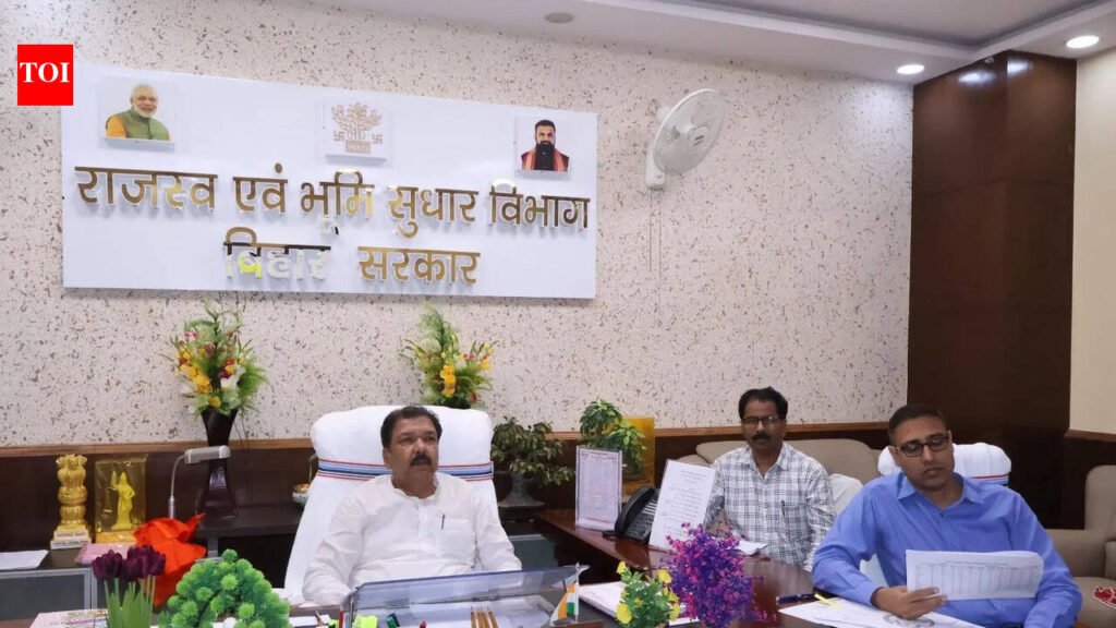 Mega drive from June 11 to 17 for correction of land records: Min | Patna News