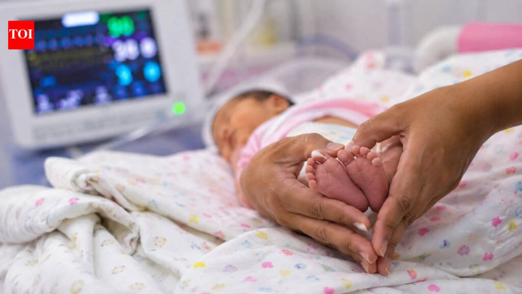 After 6-year wait for twins, Bengaluru parents find hope as newborn undergoes rare heart surgery | Bengaluru News