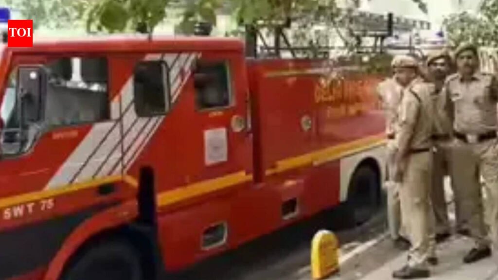 Fire at Delhi’s Mayapuri factory triggers partial building collapse | Delhi News