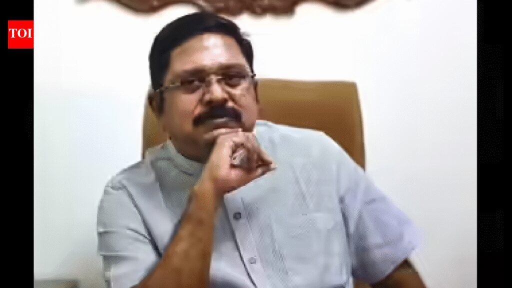 TTV Dhinakaran rules out immediate AIADMK-AMMK merger, says ‘let’s wait and see’ | Chennai News