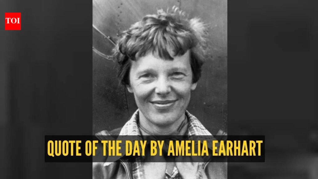 Amelia Earhart Quote: Quote of the day for children by Amelia Earhart: “The most difficult thing is the decision to act, the rest is…”