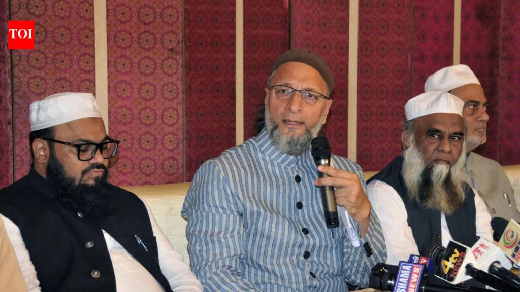 Owaisi urges Telangana to seek alternative voter documents for SIR | Hyderabad News