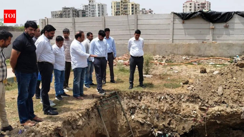 MCG chief inspects waterlogging hotspots, directs completion of drainage works before monsoon | Gurgaon News