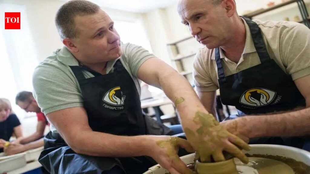 Ivan Shostak: A blind Ukrainian veteran turns pottery into a business and mentors others