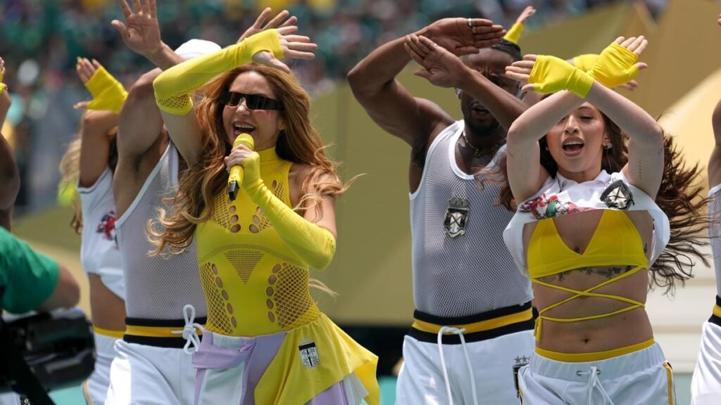 Shakira and Burna Boy warm up spectators in World Cup opening ceremony