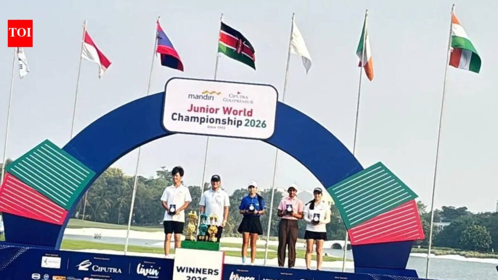 Jaipur golfer Ojaswini Saraswat finishes runner-up in best promising player category at Ciputra Junior World Championship | Jaipur News