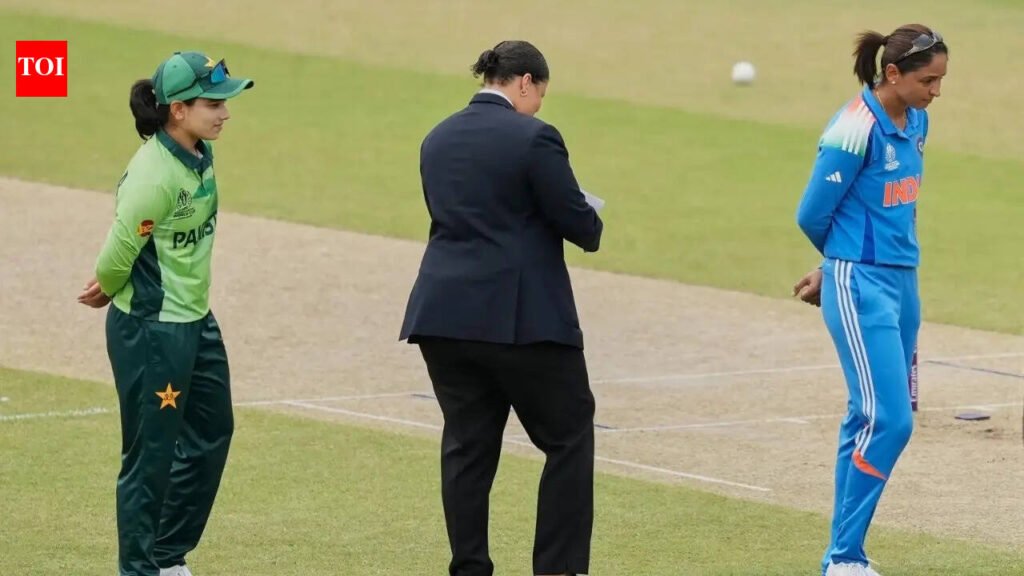 No handshake again! India’s Harmanpreet Kaur, Pakistan’s Fatima Sana avoid customary greeting at toss in Women’s T20 World Cup | Cricket News