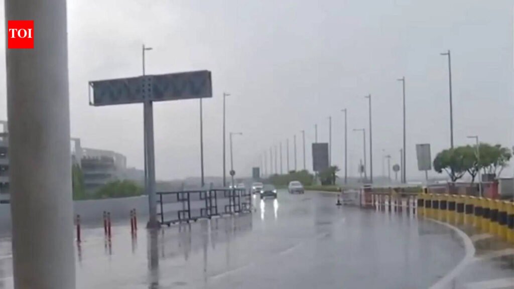 Light rain brings relief to Delhi-NCR as IMD forecasts rise in temperatures over coming days | Delhi News