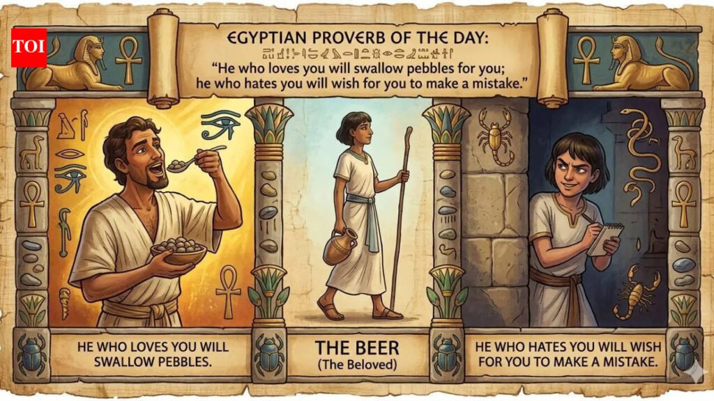 Egyptian proverb of the day: “He who loves you will swallow pebbles for you; he who hates you will…” – what this ancient saying reveals about loyalty and human nature |