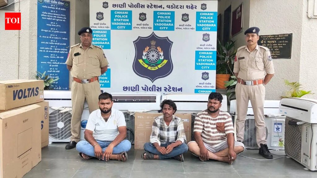 Six arrested in electronic goods theft case | Vadodara News
