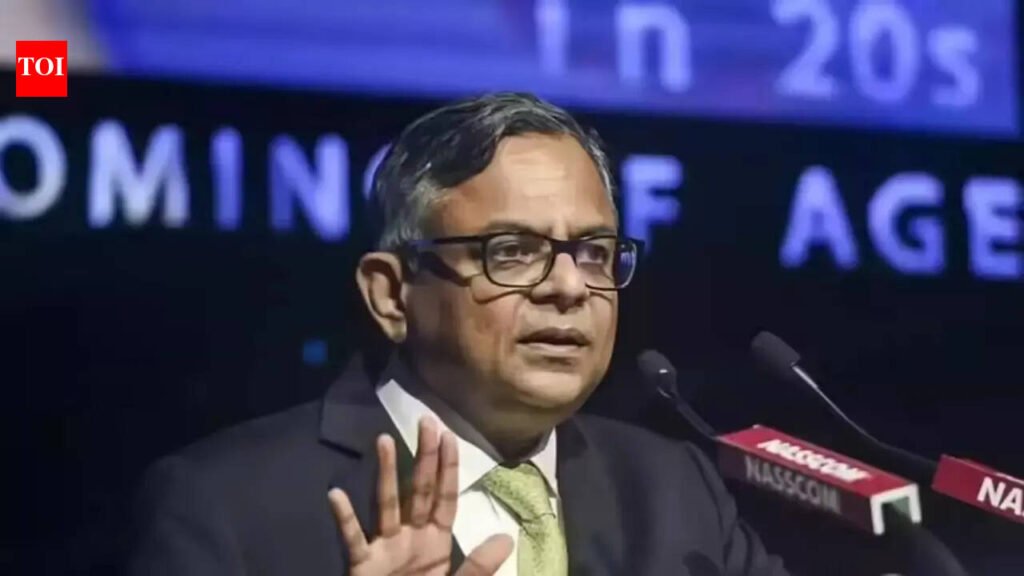 N Chandrasekaran, Tata Sons’ chairman, opts for no pay hike in FY26