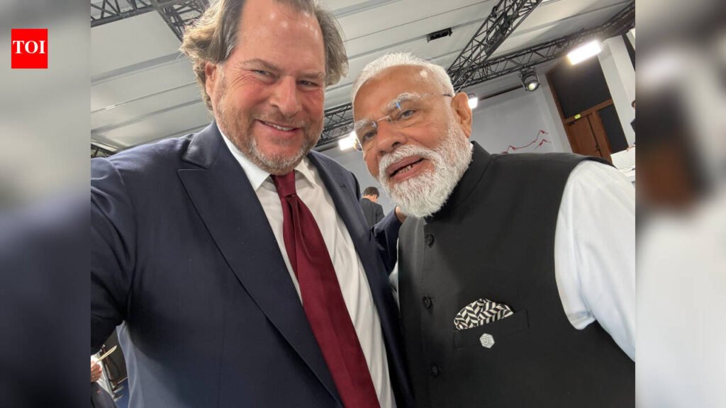 Salesforce CEO Marc Benioff shares selfie with PM Modi at G7 summit, says: ‘Inspired by my…’