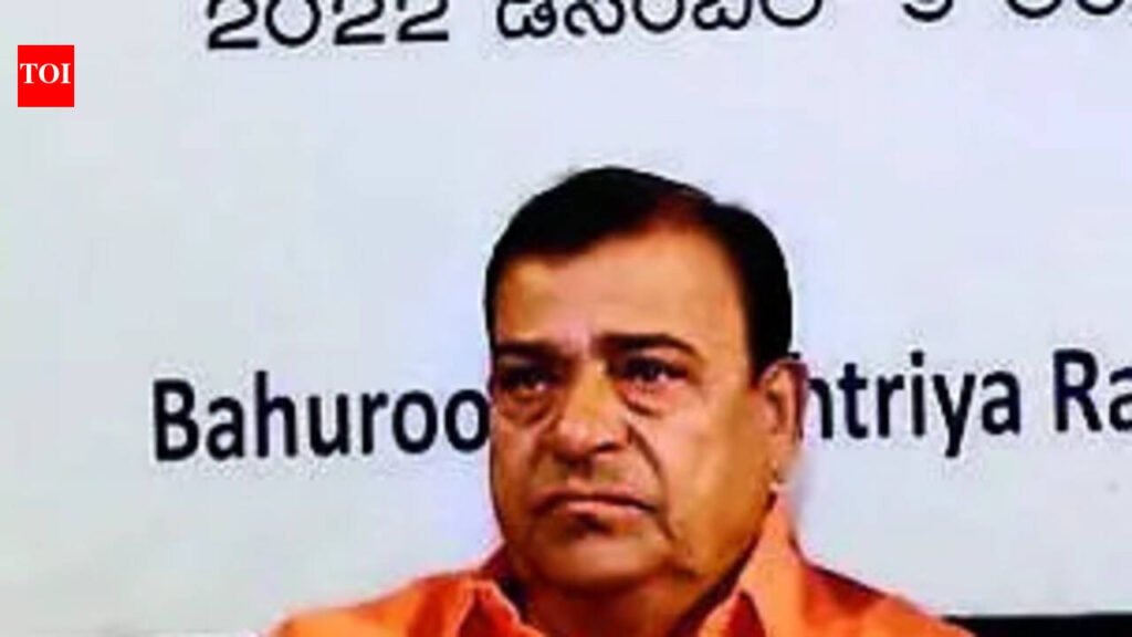 Kannada actor Doddanna files a plaint after AI-made post declares him dead | Bengaluru News
