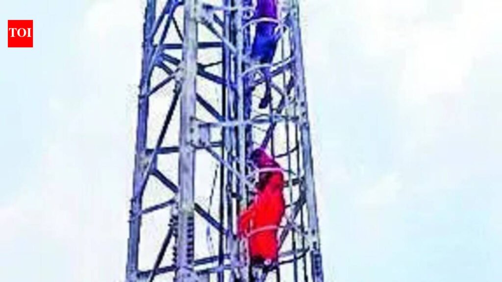 Woman’s 8-hr tower siege over ‘bigamy’ | Ludhiana News