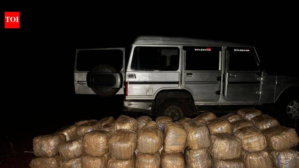 Eagle force seizes 500kg ganja in Odisha | Hyderabad News