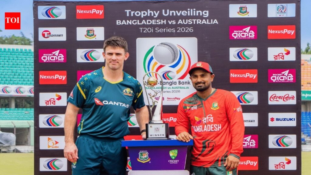Australia 37/2 in 4.4 Overs | Bangladesh vs Australia, 2nd T20I Live Score: Mitchell Marsh, Josh Inglis open in Chattogram