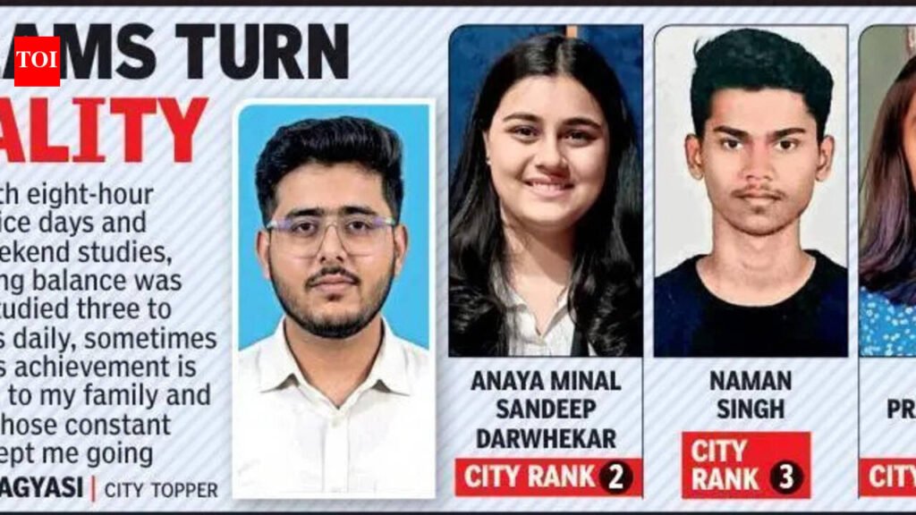 Jagyasi city topper with AIR 32 in CA Final; 818 appear for examination from Nagpur, 138 clear | Nagpur News