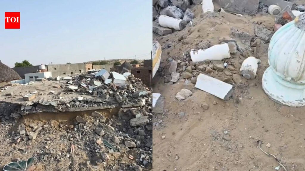 Border encroachment crackdown intensifies in Rajasthan; religious structures, madrasas demolished within 50-km security zone | Jaipur News