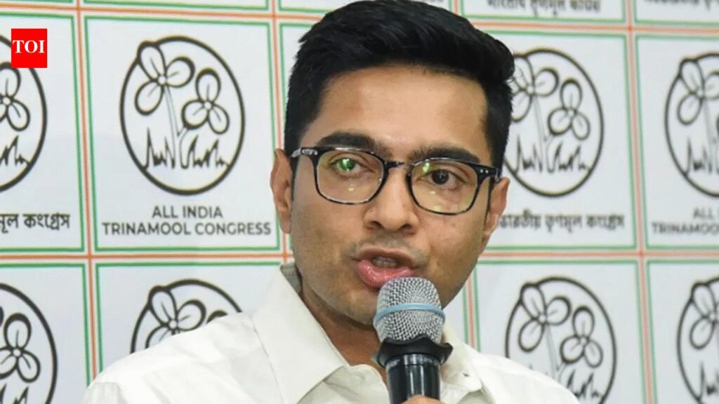 ‘Armed with weapons’: TMC claims ‘possible murder’ attempt by BJP on Abhishek Banerjee at Kolkata airport | India News