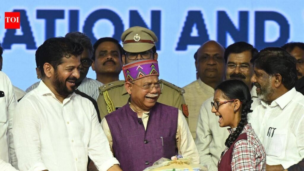 Revanth unveils big push to make T edn, sports powerhouse | Hyderabad News