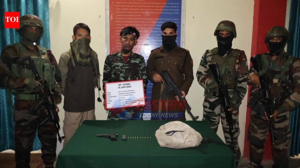 Assam Rifles, Arunachal Police nab NSCN-K (Ang Mai) cadre in Arunachal’s Tirap district | Guwahati News