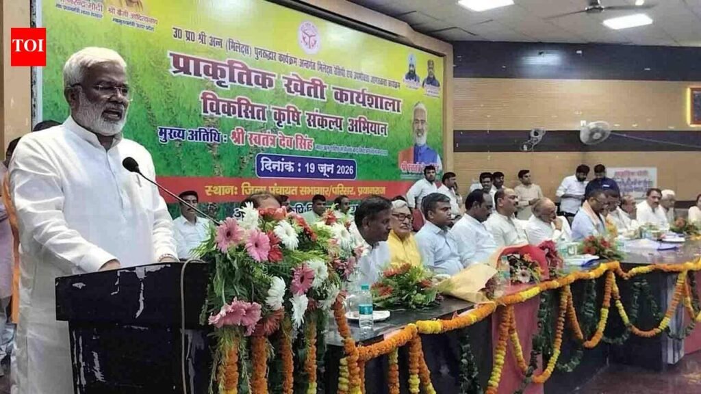 Natural farming key to ‘Viksit Bharat’: Min | Prayagraj News