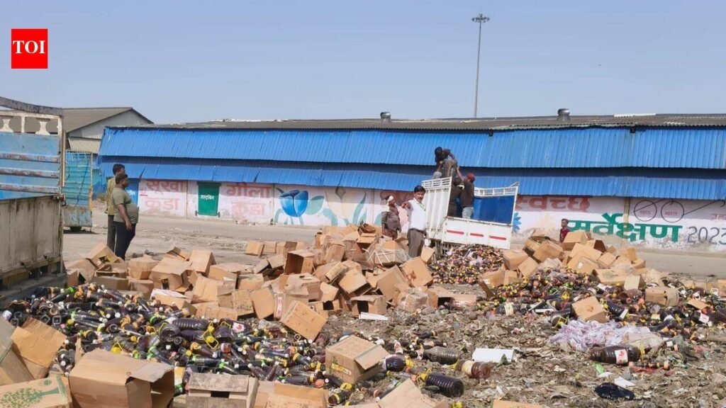 FSDA team destroys 8,600 litre of expired food items worth over Rs 32 lakh | Kanpur News
