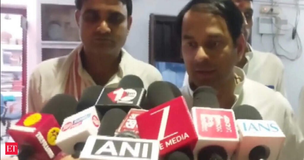 Tej Pratap Yadav files complaint, alleges conspiracy to kill him