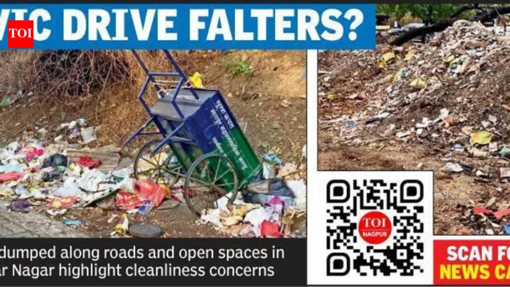 Garbage Mountain At Sahakar Ngr Despite NMC’s Cleanliness Drive | Nagpur News