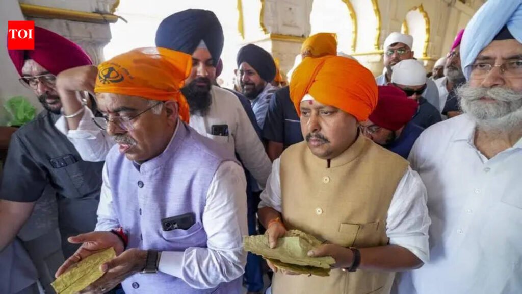 On 1st Punjab visit as BJP chief, Nabin eyes booth-level push for 2027 polls | Chandigarh News