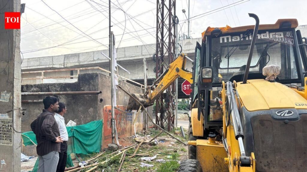 GHMC removes 283 encroachments in special drive | Hyderabad News