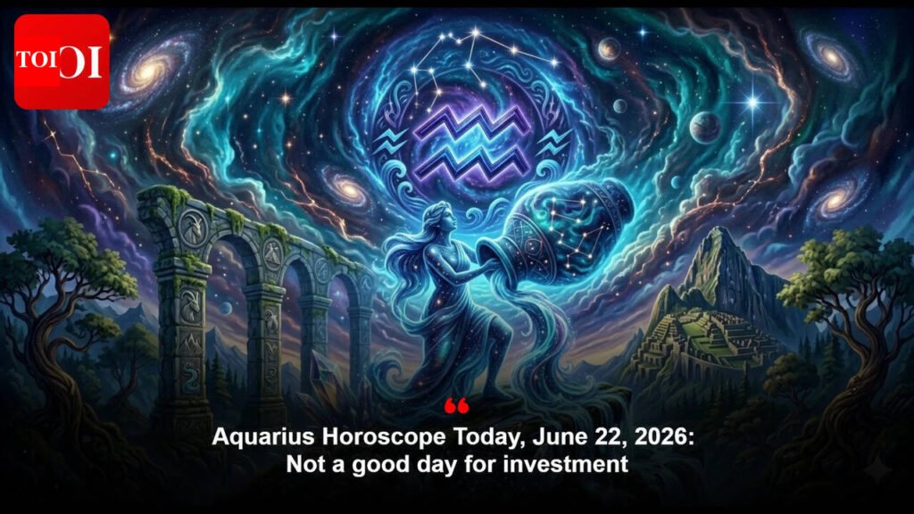 Aquarius Horoscope Today, June 22, 2026: Not a good day for investment