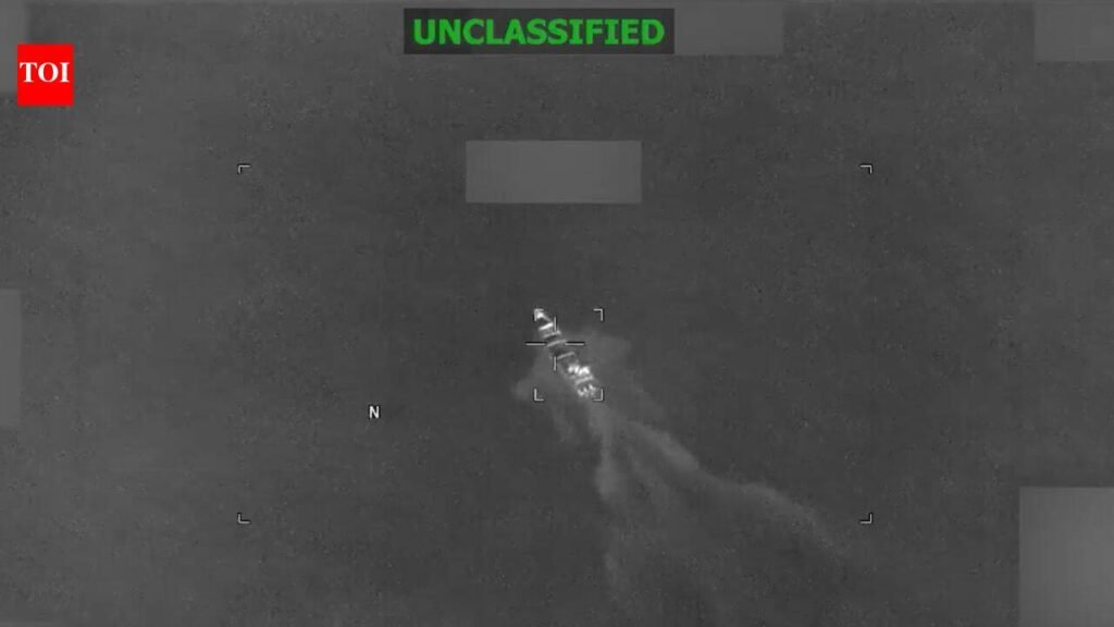 Watch: US strike on suspected narco-trafficking vessel kills two in Caribbean, six rescued