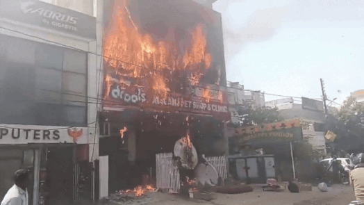 Lucknow gaming zone fire: 4 charred to death, several injured in rescue operation | Lucknow News