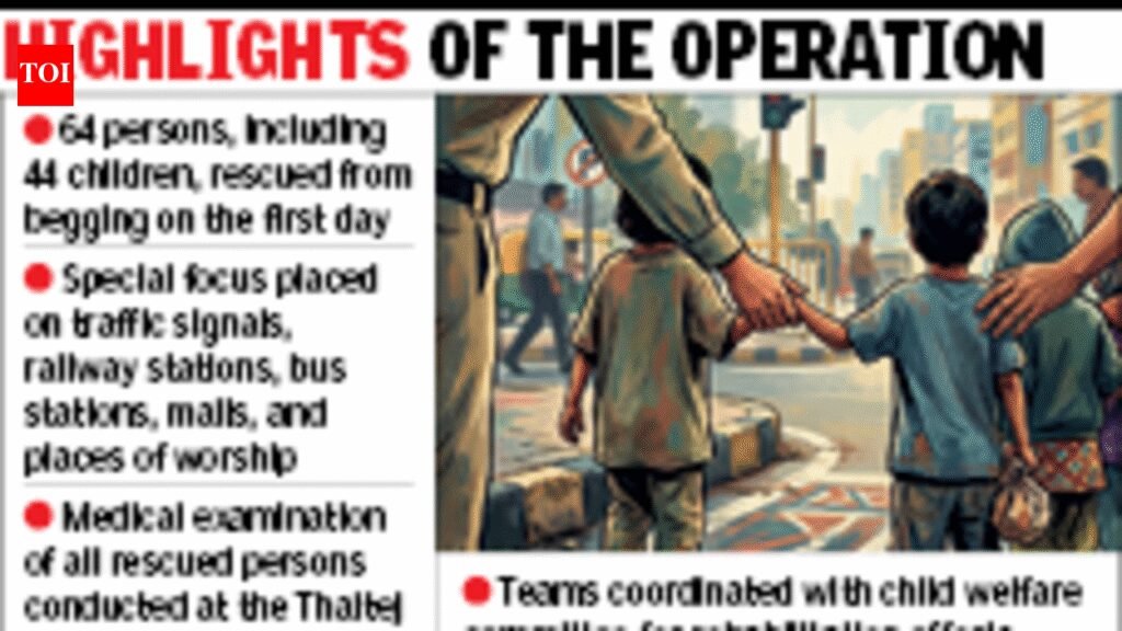 Ahmedabad civic body steps up fight against child begging, rescues 44 kids | Ahmedabad News