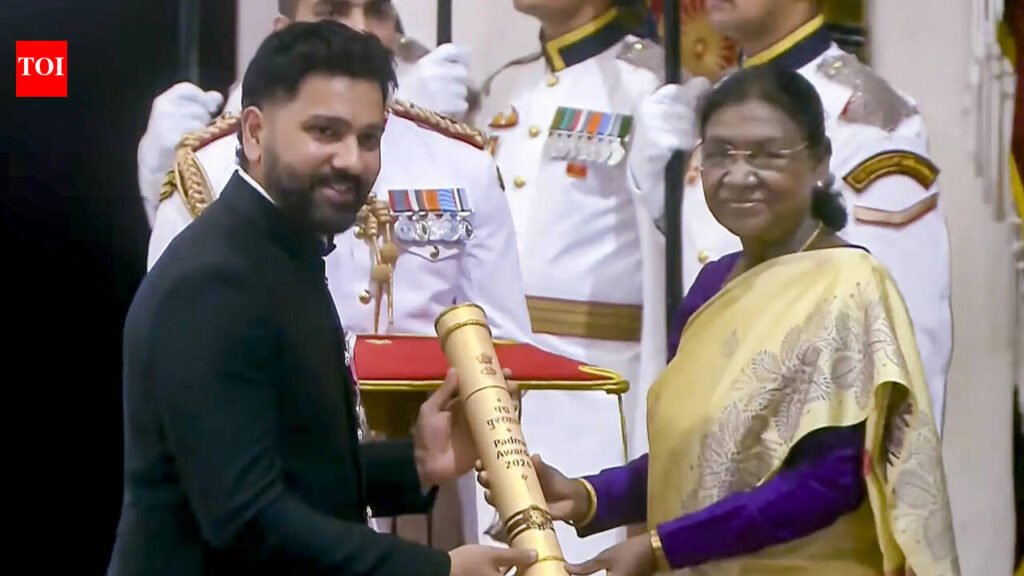 Rohit Sharma conferred Padma Shri for outstanding contribution to Indian cricket | Cricket News