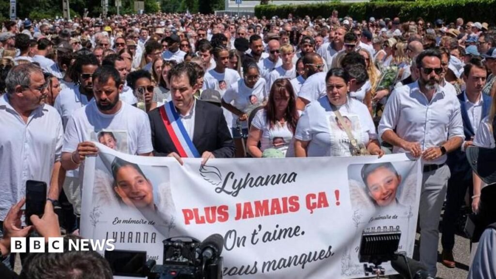 French town buries murdered Lyhanna, 11, as questions over police failings mount