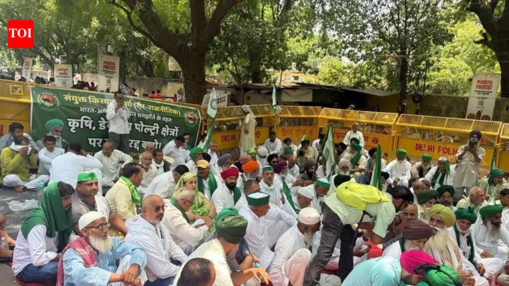 Farmers plan 10-day march against US deal from Aug 15 | Chandigarh News