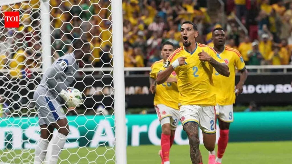 FIFA World Cup 2026: Daniel Muñoz fires Colombia into knockout stage with win over DR Congo | Football News