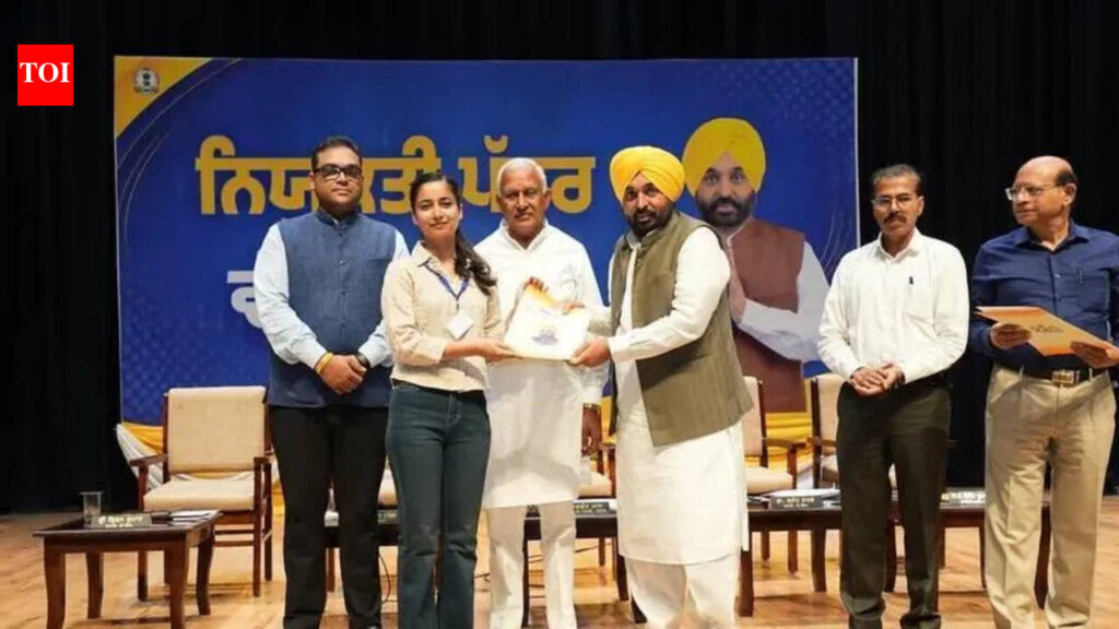 Mann hands over PSPCL job letters to 665, appeals to people abroad to return | Chandigarh News