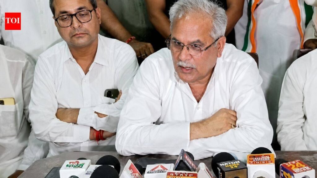 Bhupesh Baghel: ‘Looting in name of Ram’: Bhupesh Baghel attacks government over schools, farmers and Ram temple donations | India News