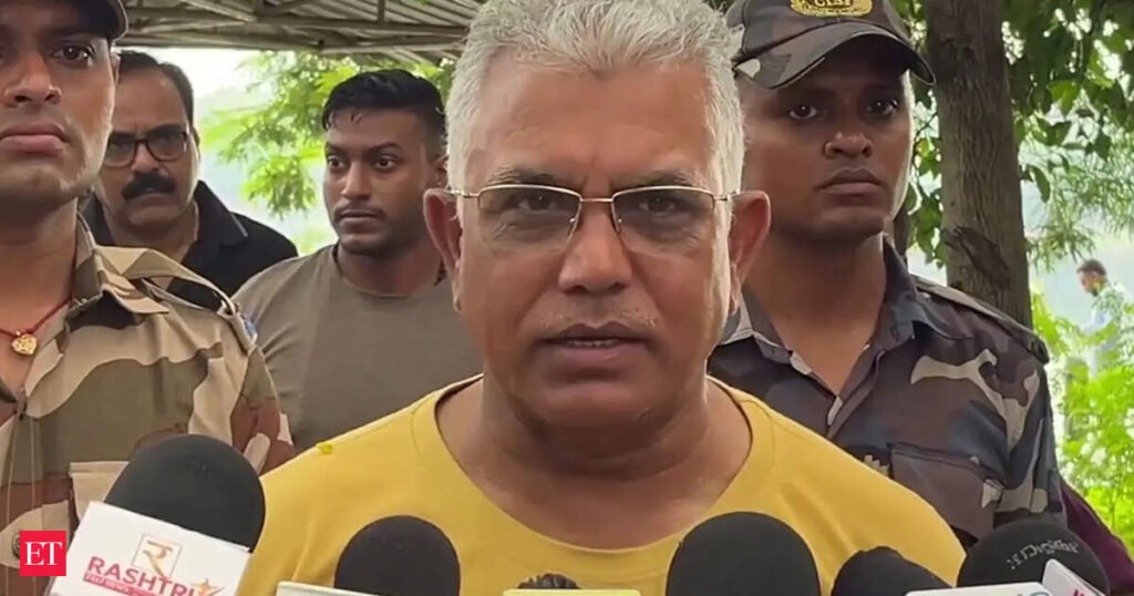 BJP’s Dilip Ghosh takes swipe at TMC amid escalating internal power struggle
