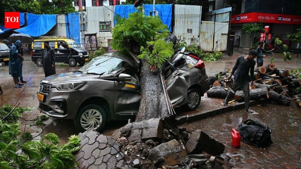 Overnight downpour drenches Mumbai within 24 hours of monsoon onset; several areas record triple-digit rainfall | Mumbai News
