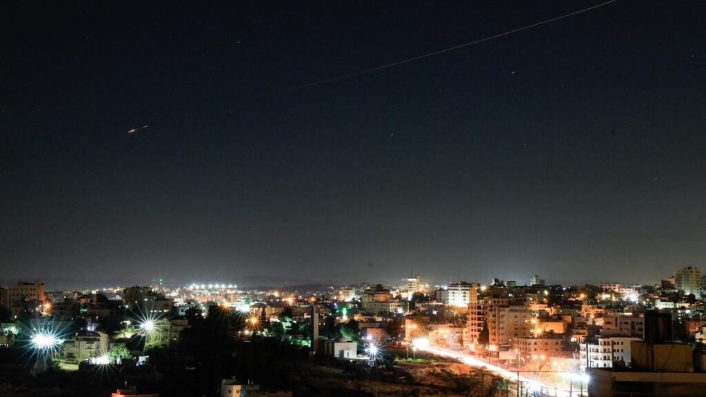 Israel says Iran launches missiles at it in first such bombardment since ceasefire in April