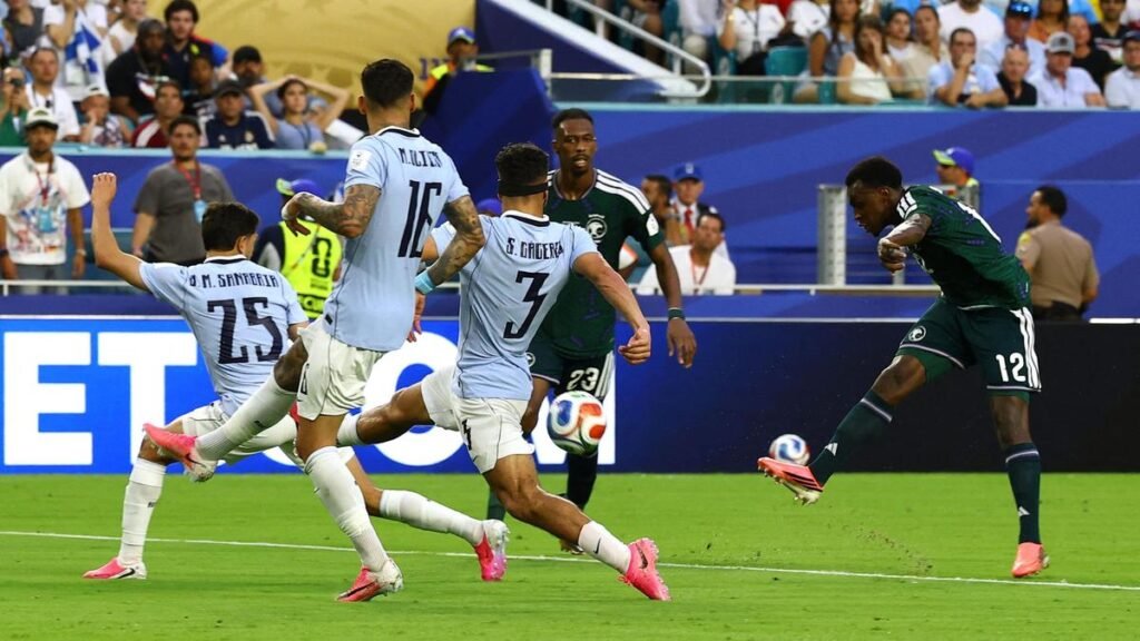 Uruguay held to 1-1 draw by Saudi Arabia in World Cup opener