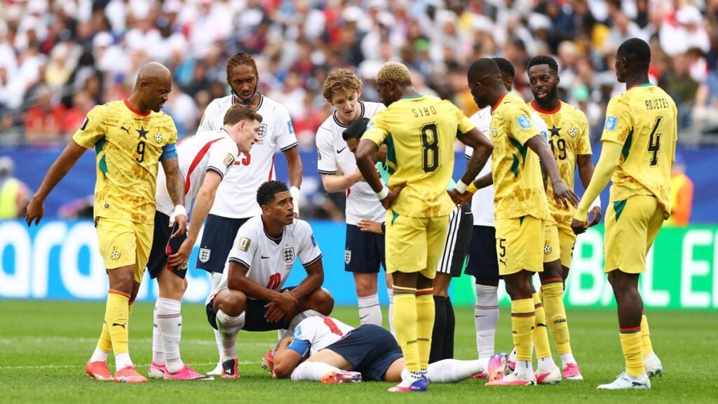 FIFA World Cup | England hit crossbar late in goalless draw with Ghana