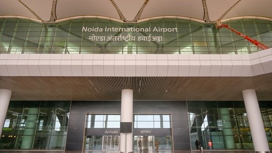 First flight lands at Noida airport in Jewar as commercial operations begin