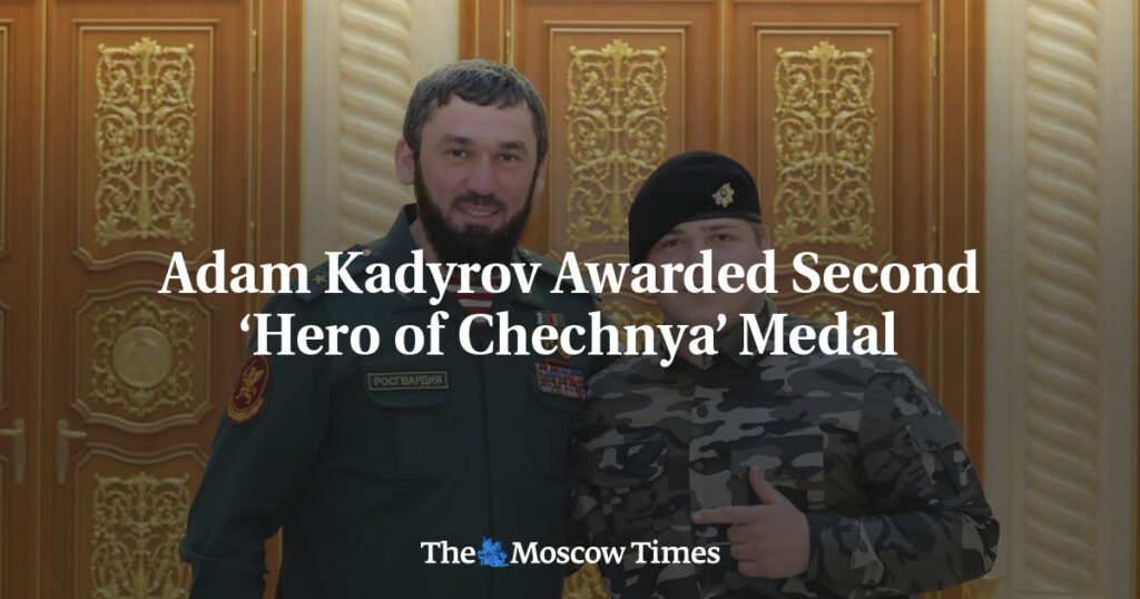 Adam Kadyrov Awarded Second ‘Hero of Chechnya’ Medal